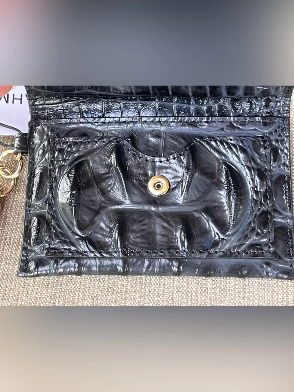 NWT Brahmin RICKI in BLACK ALDEN ROAD MELBOURNE Wallet